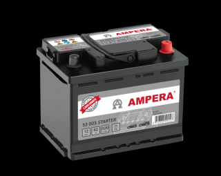 Ampera S3 Starter  12V 60Ah 520A 56035