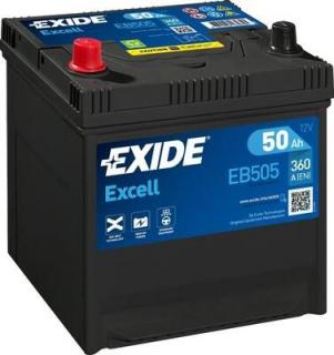 Exide Excell 12V 50AH 360A EB505