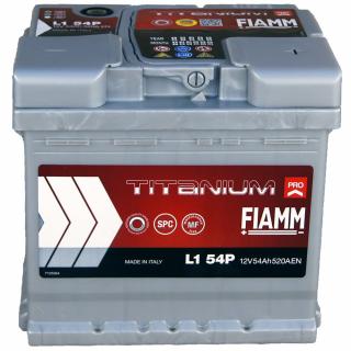 Fiamm Titanium Plus 12V 54Ah 520A L1 54P