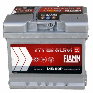 Fiamm Titanium PRO 12V 50Ah 520A L1B 50P