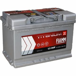 Fiamm Titanium PRO 12V 80Ah 730A L3 80P