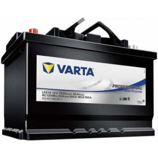Varta 12V/75Ah Professional Dual Purpose, 812071000