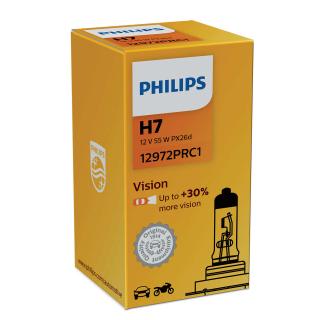 Philips Vision+30% 12972PRC1 H7 PX26d 12V 55W