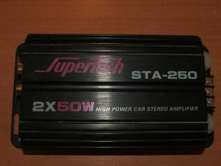 Autozesilovač 2x50W SuperTech STA-250 (info: 724 008 008)