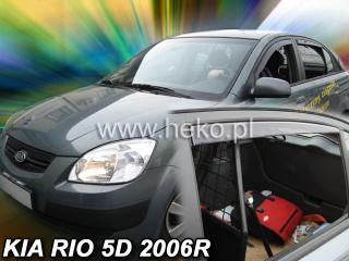 HEKO Ofuky oken Kia Rio 5dveř 05- před.+zadní htb