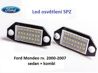 Led osvětlení SPZ Ford Mondeo MK3 2000-2007 (CANBUS LED, Luxusní vzhled)
