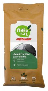 Ubrousky na sklo a stěrače NATURAL ECO 25ks