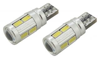 Žárovka 10 SMD LED 3chips 12V T10 CAN-BUS ready bílá 2ks