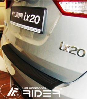 Ochranná krycí lišta pro páté dveře Hyundai ix 20 (Krycí lišta prahu kufru)