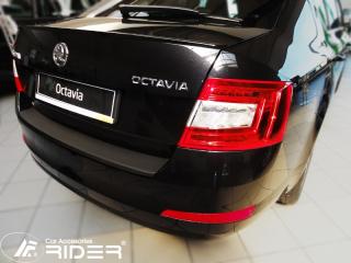 Ochranná krycí lišta pro páté dveře Škoda Octávia  III 4D 04R sedan (Krycí lišta prahu kufru)
