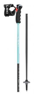 LEKI ARTENA AIRFOIL 3D, Dark Anthracite/Light Turquoise/White 115cm