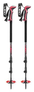 LEKI HAUTE ROUTE 3 Dark Anthracite/Dark Red/Black, 110-150cm