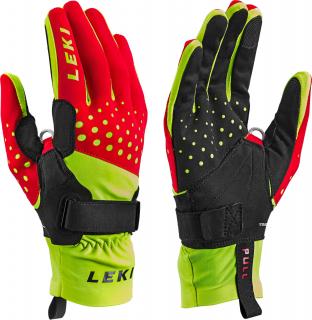 LEKI NORDIC RACE SHARK Red/Yellow/Black 8,5