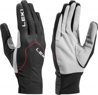 LEKI NORDIC SKIN Black/Red/Graphite 9,5