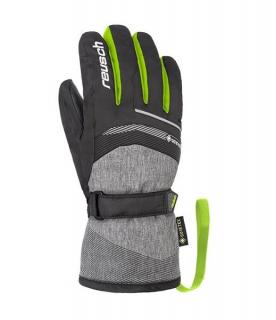 REUSCH BOLT GTX Junior Black/Black Melange/Neon Green 6