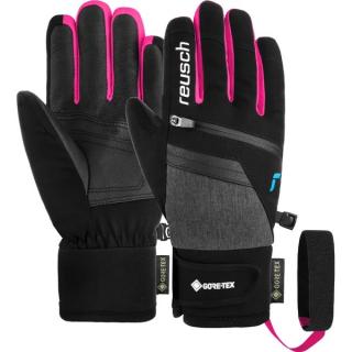 REUSCH TRAVIS GORE-TEX JUNIOR Black/Black Melange/Pink 4