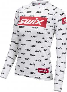 SWIX RaceX W´s LS Bright White Logo M
