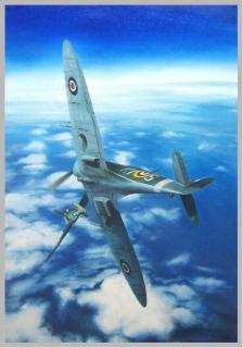 JEDEN JESTŘÁB MNOHO VRAN ROZHÁNÍ Supermarine Spitfire Mk VB, „RY-S“, BL 973, 313. stíhací peruť, 25. dubna 1942, operace Circus 137