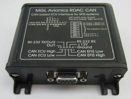 MGL Avionics RDAC-CAN modules katalogové číslo: RDAC-CAN UL Power