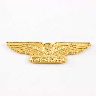 odznak CZECH PILOT zlatá barva