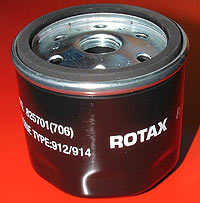 Olejový filtr  olejový filtr rotax