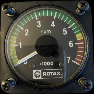 Rotax 912 Otáčkoměr 0-7000ot/min