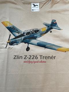 Tričko s motivem Zlin Z-226 Trenér Velikost: XL