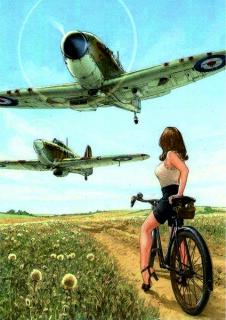 WW hliníkový letecký poster 007