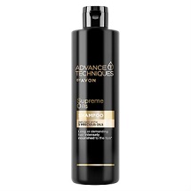 Avon Advance Techniques Intenzivní vyživující šampon s luxusními oleji pro všechny typy vlasů 400 ml