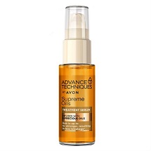 Avon Advance Techniques Intenzivní vyživující sérum s luxusními oleji pro všechny typy vlasů 30 ml