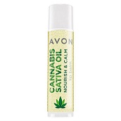 Avon Cannabis Sativa Balzám na rty s konopným olejem 4,5 g