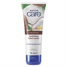 Avon Care Hydratační krém na ruce s kokosovým olejem 75 ml