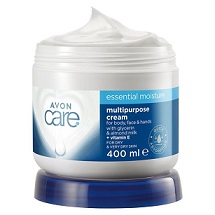 Avon Care Krém na obličej, ruce a tělo s glycerinem, mandlovým mlékem a vitaminem E 400 ml