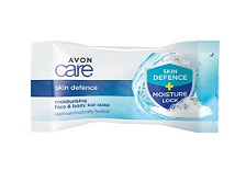 Avon Care Tuhé hydratační mýdlo na obličej, ruce a tělo 90 g