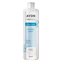Avon Nutraeffects Micelární čisticí pleťová voda s vitaminem E a výtažky z mořských řas 400 ml