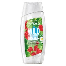 Avon Senses Krémový sprchový gel s vůní lesní jahody 250 ml