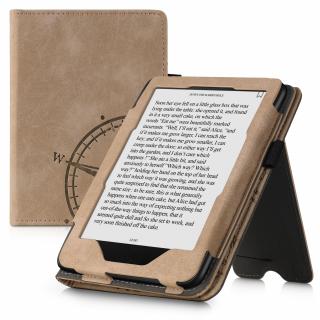 Pouzdro KW STAND NUBUCK VINTAGE KOMPAS pro Amazon Kindle Paperwhite 4