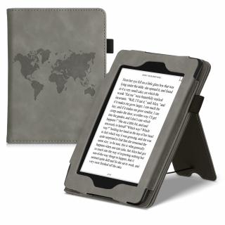 Pouzdro KW STAND NUBUCK WORLDMAP pro Amazon Kindle Paperwhite 4