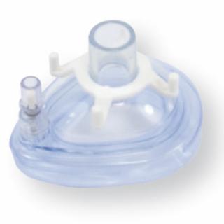 Anesteziologická a resuscitační maska PVC s nafukovatelnou manžetou Velikost: č.0