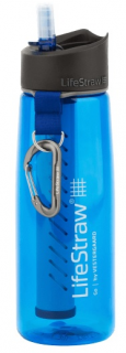 Cestovní filtr na vodu LifeStraw Go s nádobou 650 ml. Barva: Modrá