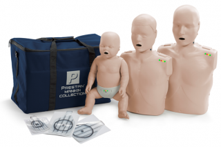 Resuscitační sada dospělého, dítěte a kojence s KPR monitorem
