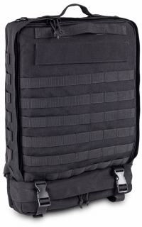 Taktický zdravotnický kompaktní plochý batoh ModulS Black 15 l.