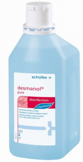 Tekutá dezinfekce na ruce Desmanol Pure s alkoholem a panthenolem 500 ml.