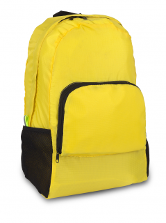 Ultralehký skládací batoh 16 l. Barva: Žlutá