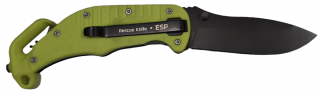 Záchranářský multifunkční nůž Rescue Knife Neon s rovným ostřím