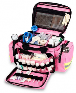 Zdravotnická brašna LIGHT 22 l. s vybavením STOMA BASIC pro stomatology Barva: Růžová