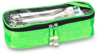 Zdravotnické transparentní pouzdro se zipem 1 ks. Barva: Zelená