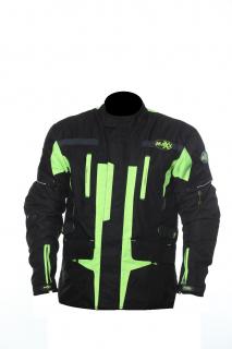 NF 2201 Textilní bunda dlouhá neon green Velikost: XS
