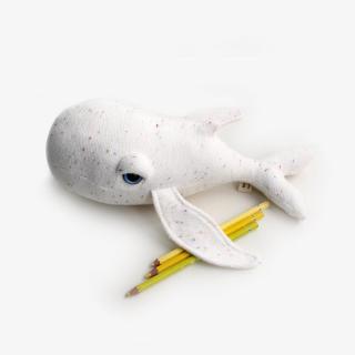 Bigstuffed Plyšová velryba Mini Albino