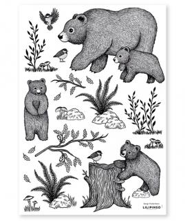 Lilipinso Samolepka Bear 28 x 42 cm